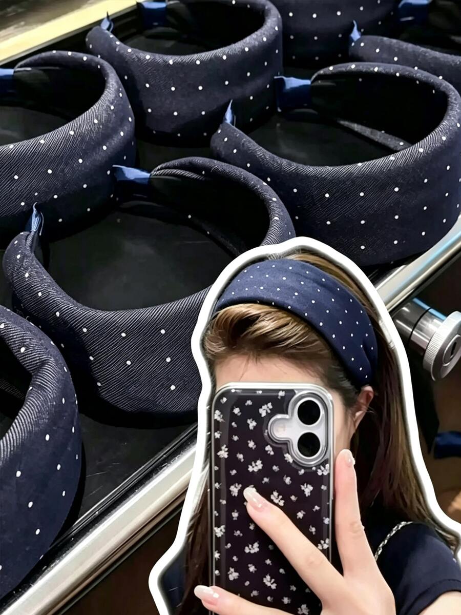 DAZY Headband Hair Accessory Suitable For Daily Wear, Can Be Given As A Gift To Friends - Blue - View 1