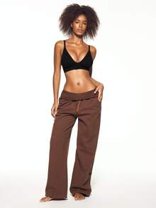 SHAPORA 1pc Women's Solid Color Front Button Bra - Black - View 4