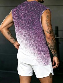 Gym Rark 男士漸層色休閒日常旅行運動T恤 - 彩色 - 查看 2