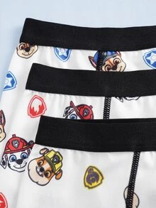 SHEIN | PAW Patrol Young Boy Cartoon Print Colorblock Casual Daily Boxer Briefs - White - View 5