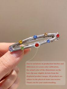 DAZY Hair Clips Hair Accessories Suitable For Daily Wear, Can Be Given To Girlfriend - Silver - View 1