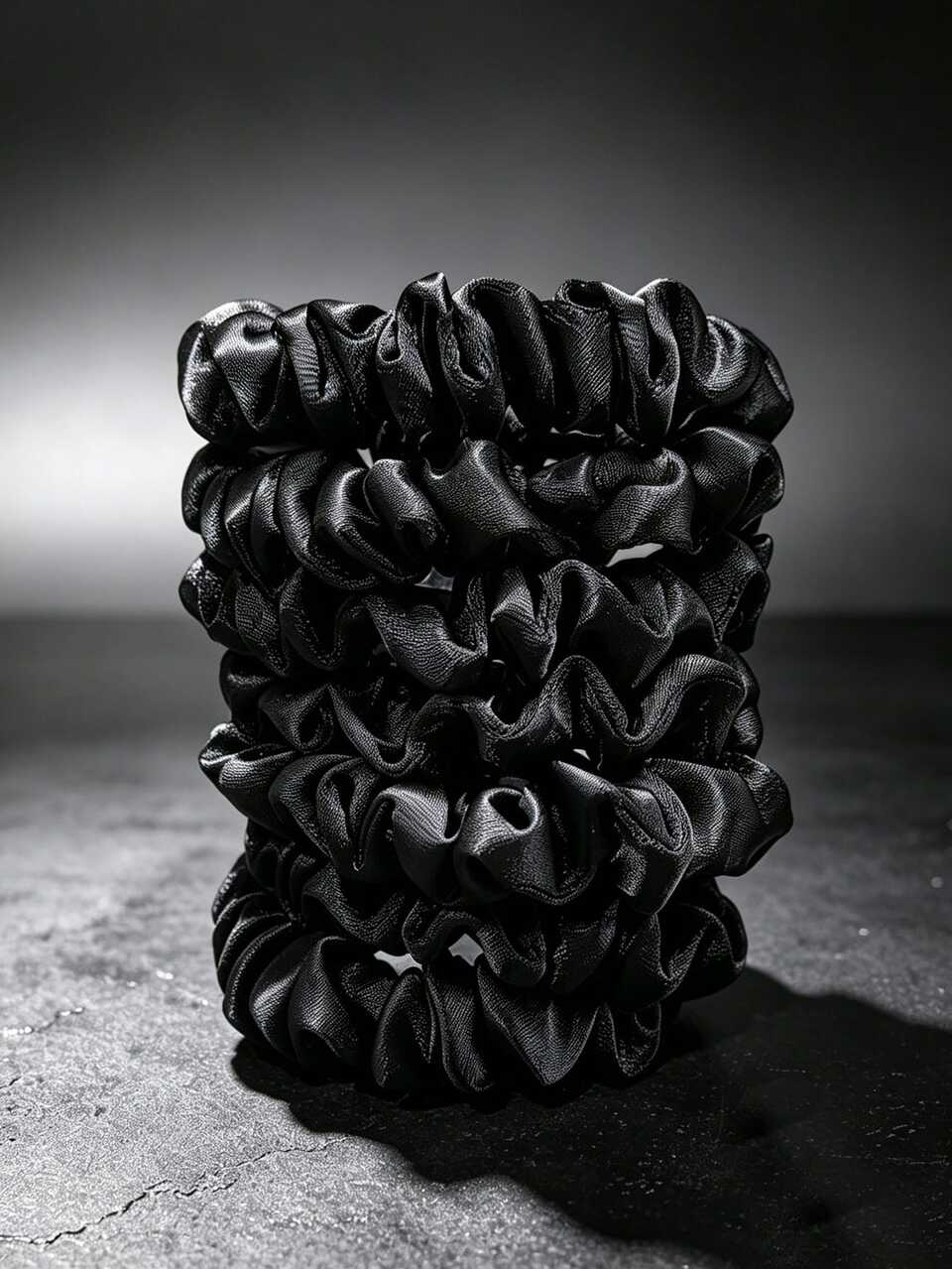 Casual Versatile Minimalist Solid Color Hair Scrunchie