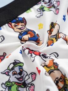 SHEIN | PAW Patrol Young Boy Cartoon Print Boxer Briefs - Multicolor - View 9