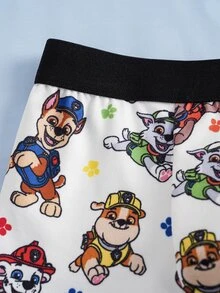 SHEIN | PAW Patrol Young Boy Cartoon Print Boxer Briefs - Multicolor - View 7