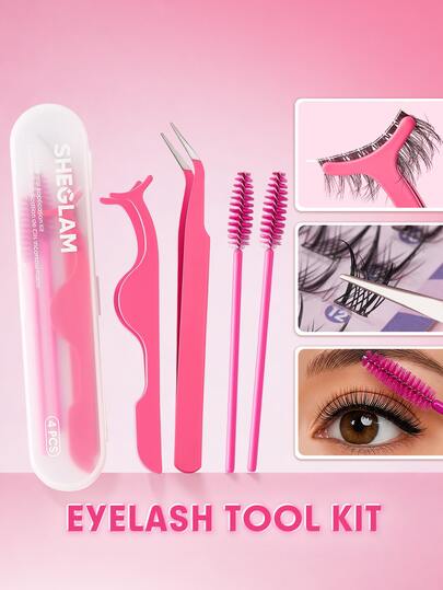 SHEGLAM Lash Essential Application Kit Brand Beauty Cosmetic Makeup For Women And Girls