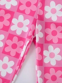 SHEIN 女童休閒可愛喇叭褲長褲，多巴胺多色 2 件組，適合日常休閒、外出、街頭穿搭、度假等場合，春秋季換季女童長褲 - 彩色 - 查看 9