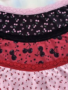 Nora Wilde Plus Size Women's Contrast Lace Fashion Panties 3-Pack - Multicolor - View 6