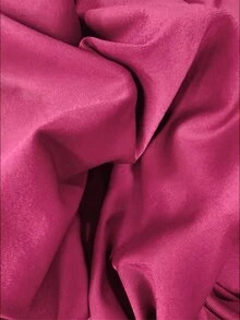 Women's Solid Color Casual Versatile Daily Wear Top - Hot Pink - View 5
