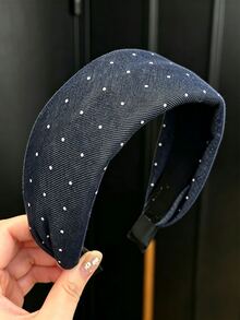 DAZY Headband Hair Accessory Suitable For Daily Wear, Can Be Given As A Gift To Friends - Blue - View 2