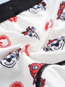 SHEIN | PAW Patrol Young Boy Cartoon Print Colorblock Casual Daily Boxer Briefs - White - View 9