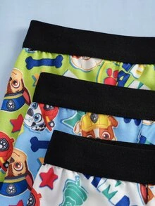 SHEIN | PAW Patrol Young Boy Cartoon Print Boxer Briefs - Multicolor - View 5