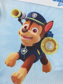 SHEIN | PAW Patrol 小男孩字母卡通圖案休閒日常短袖T恤 - 白色 - 查看 5