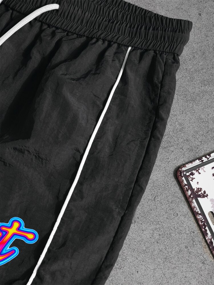 Gym Rark بناطيل رياضية رجالية - الأسود - مشاهدة 3
