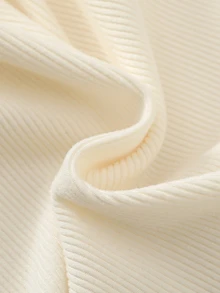SHEIN 女嬰秋冬可愛蝴蝶結刺繡羅紋布波浪高領長袖3件套 - 彩色 - 查看 4