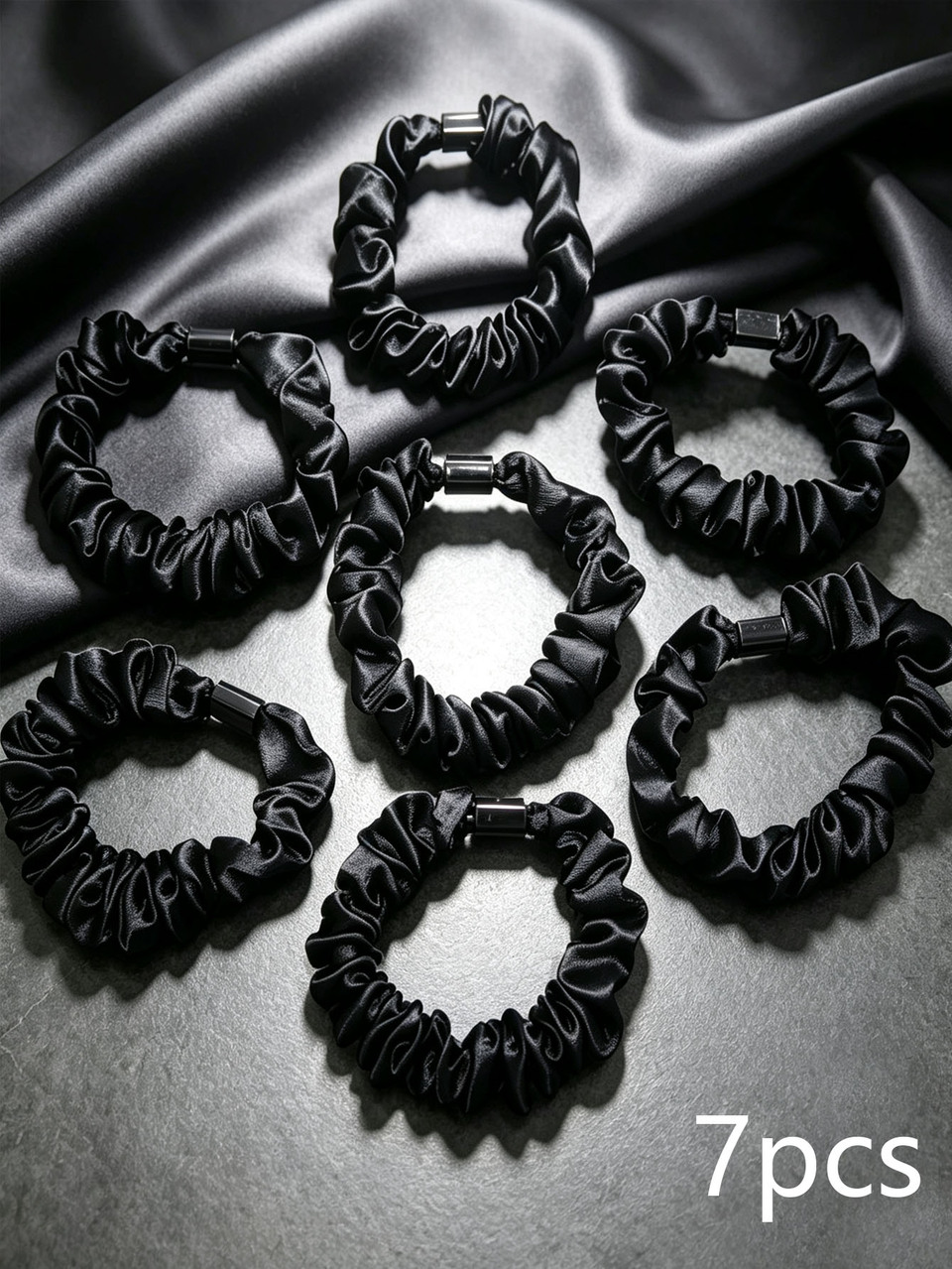 Casual Versatile Minimalist Solid Color Hair Scrunchie
