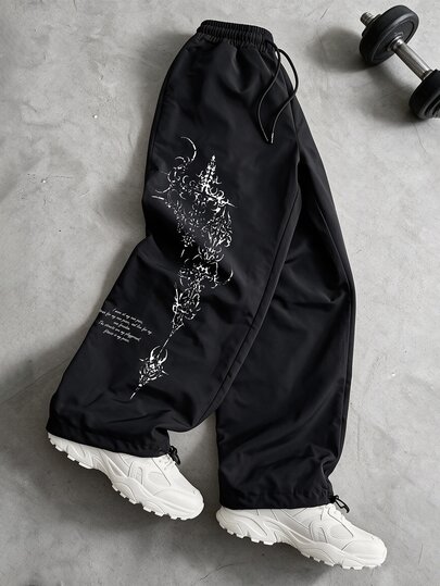 Sport MetroGents Men's Cross Print Sports Long Pants