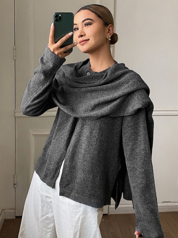 Livesso Women's Casual Wrap Shawl Cardigan, Autumn/Winter
