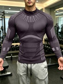 GymBeat 男士拼色休閒百搭日常旅行運動T恤 - 彩色 - 查看 6