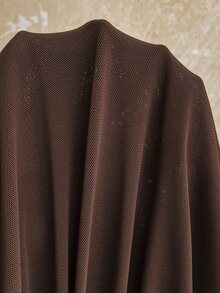 Soleia Women's Plus Size Asymmetrical Shoulder Casual Daily Wear Romper - Brown - View 8