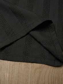 GlowEve CURVE Women's Plus Size Solid Color Pleated Casual Versatile Daily Wear Long Pants - Black - View 3