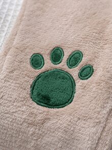 Cozy Pixies 2件組男嬰卡通熊圖案保暖內裡圓領長袖運動衫與鬆緊腰秋冬長褲套裝 - 彩色 - 查看 10