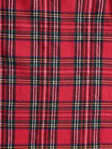 Rometta Plus Size Plaid Patchwork Waist Design Flared Dress Fall - Multicolor - View 4