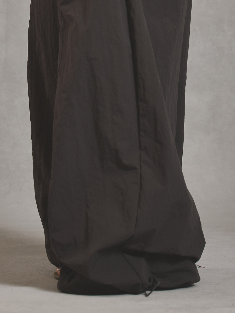 Pantalon parachute en nylon à taille élastiquée, petite taille, automne-hiver, rentrée scolaire, quotidien