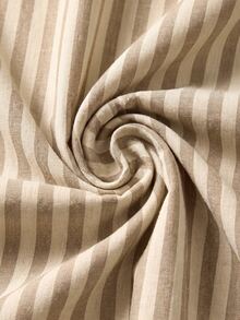 Elaquor Plus Size Women's Striped Pleated Casual Party Dress Fall - Multicolor - View 7