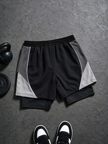 Gym Rark 男士抽繩腰休閒百搭日常旅行運動短褲 - 彩色 - 查看 2