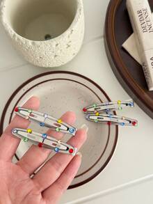 DAZY Hair Clips Hair Accessories Suitable For Daily Wear, Can Be Given To Girlfriend - Silver - View 4