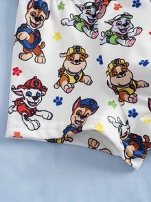 SHEIN | PAW Patrol Young Boy Cartoon Print Boxer Briefs - Multicolor - View 8
