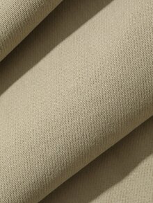 DAZY Spring/Autumn Commute Light Khaki Semi-Elastic Waist Slightly Loose Straight Leg Men's Pants - Khaki - View 9