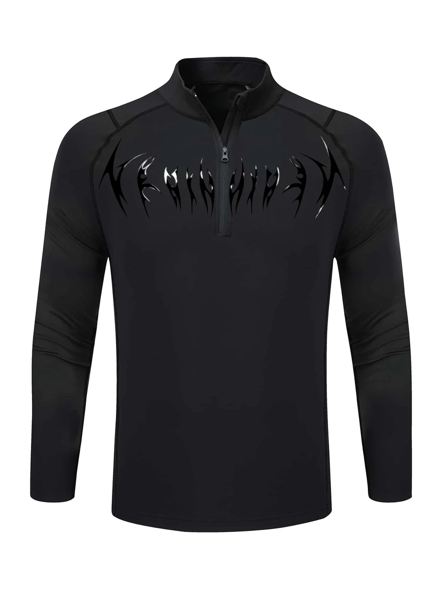 Gym Rark Men's Letter Print Sports Jacket - Black - View 1