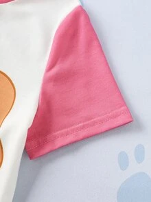 SHEIN | PAW Patrol 女童圓領短袖休閒T恤 - 彩色 - 查看 8
