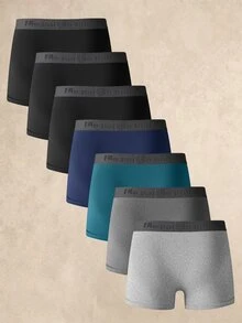 EverLounge Men's Simple Comfortable Boxer Briefs (7-Pack) - Multicolor - View 2
