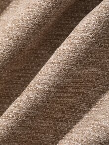 Livesso Jaket Blazer Lengan Panjang Wanita Warna Polos Kasual untuk Perjalanan Sehari-hari - Khaki - View 5