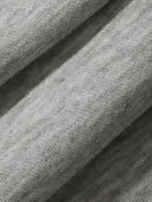 FRIFUL Women's Solid Color Wide Leg Sweatpants With Back Bow Detail - Grey - View 3