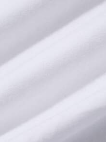 Dazy Maternity Solid Color Fitted Pleated Long Sleeve White Shirt Casual Korean Style Spring/Autumn Maternity Top - White - View 9