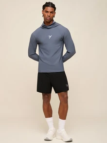 OTTIMOZO Men's Casual Loose Fit Sports Shorts,Gym,Workout,Outdoor,Running,Jogging ,Cooling,High Stretch,Brands, - Black - View 3