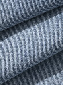 Dazy Plus Casual Washed Side Tie-Up Wide Leg Jeans For Girls, Long Length, Spring/Autumn - Medium Wash - View 7