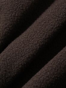 Dazy-Less Women's Solid Color Round Neck Casual Versatile Daily Wear T-Shirt - Coffee Brown - View 7