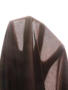 SHEIN 青少年女孩純色百褶休閒日常夏季度假洋裝 - 棕色 - 查看 10