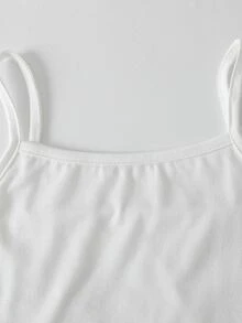 SHEIN 3件組女童美式籃球風連帽運動套裝，酒紅色拼接落肩拉鍊短夾克，附Brooklyn字母印花設計與側條紋袖飾，搭配寬腿運動長褲，梭織布料，歐美校園休閒童裝 - 酒紅色 - 查看 5