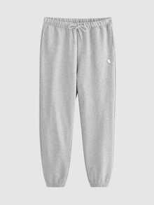 Lornavo Men's Casual Drawstring Waist Tapered Sweatpants - Light Grey - View 3