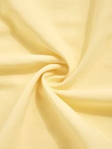 Brilight Batwing Sleeve Front Elastic Ruched Cutout Oversized Elegant Loose Blouse For Beach Going Out Vacation Casual Streetwe Pale Yellow Summer - Light Yellow - View 8