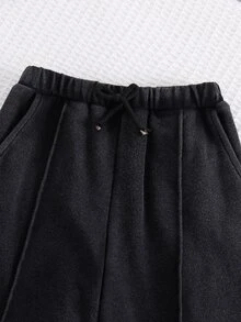 SHEIN 兒童小男孩休閒百搭寬鬆長褲 - 彩色 - 查看 7
