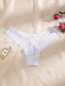 Seduluxe 8件組 多色浪漫性感蕾絲女款三角內褲 - 彩色 - 查看 6