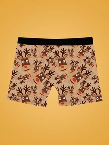 Notgurli Men's 3-Pack Fashion Printed Boxer Briefs - Multicolor - View 3