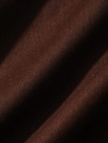 DAZY Blus Wanita Lengan Panjang Longgar dengan Hiasan Renda Kontras, Kasual untuk Liburan Musim Semi dan Gugur - Coklat - View 7