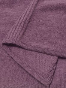 Vibekara Plus Size Women's Autumn/Winter French Style Elegant Versatile Ruffle Sexy Knit Short Dress - Red Violet - View 8